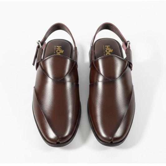 Brown Leather Peshawari Sandal