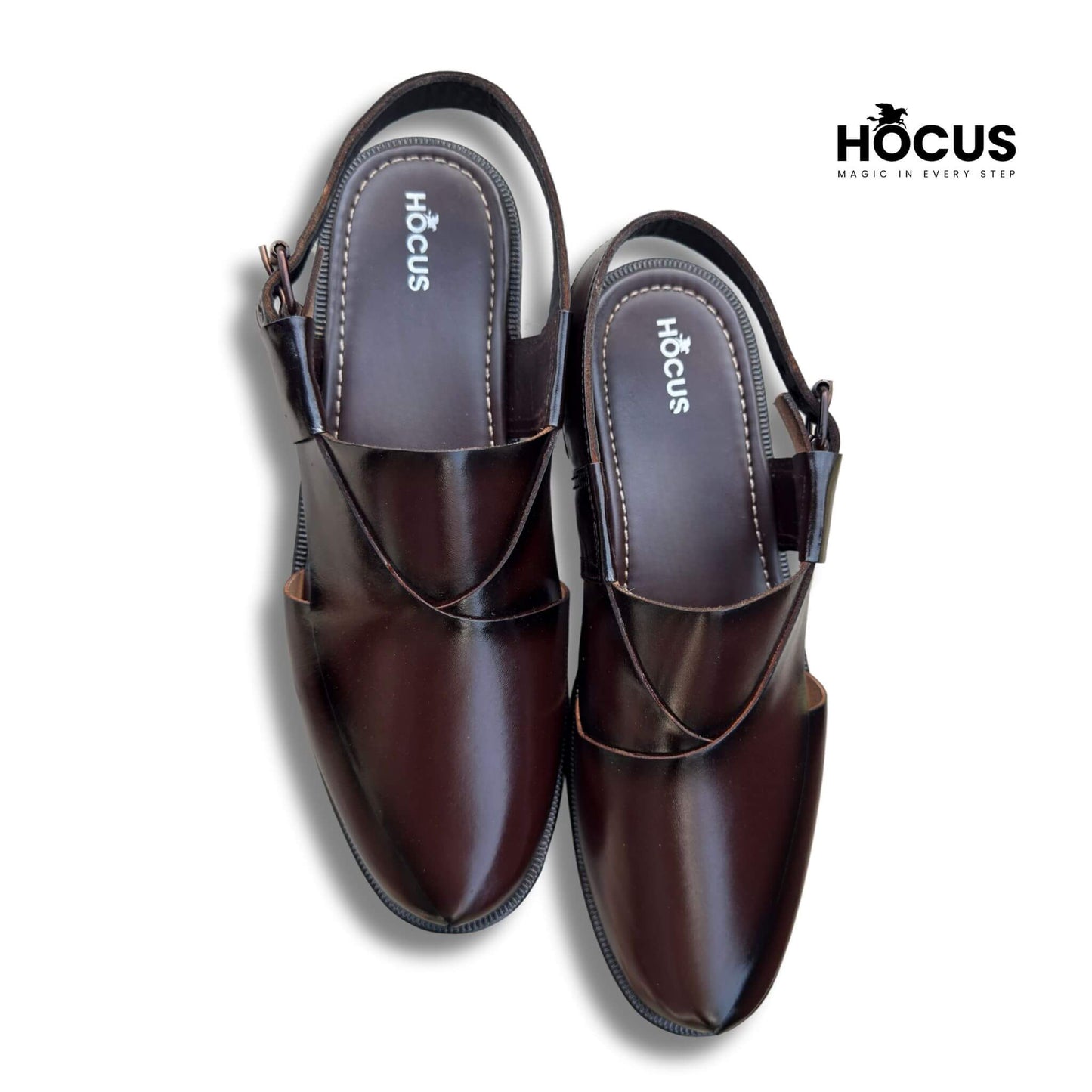Brown Leather Peshawari Sandal
