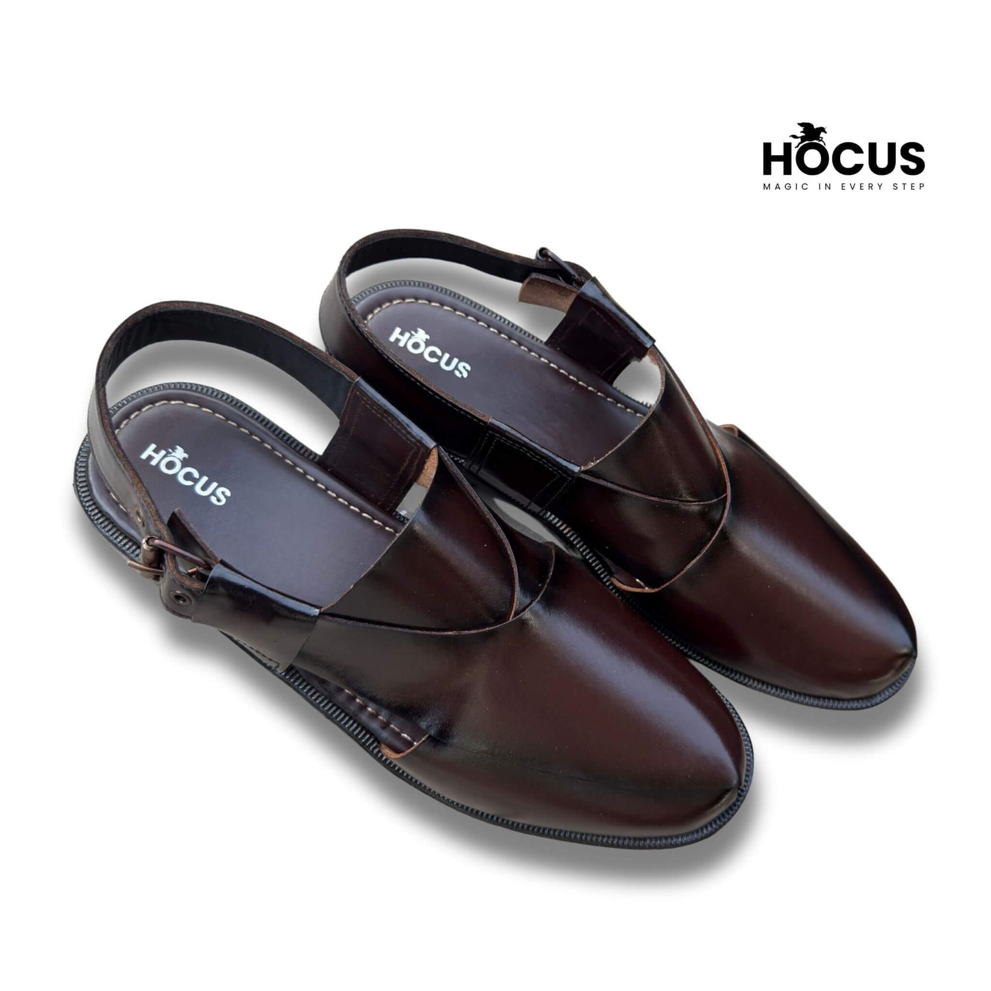 Brown Leather Peshawari Sandal