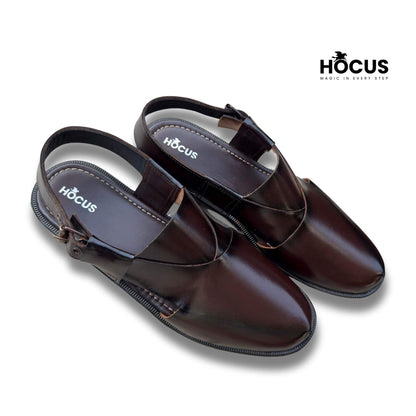 Brown Leather Peshawari Sandal
